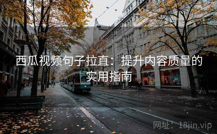 西瓜视频句子拉直:提升内容质量的实用指南 西瓜视频句子拉直:提升内容质量的实用指南